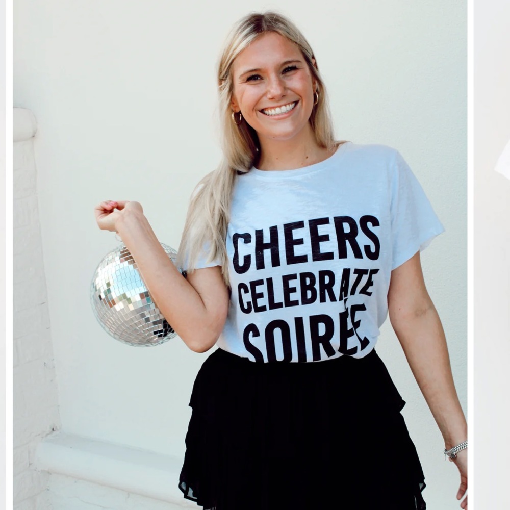 LIKE NEW Cinq a Sept “Party Tee”